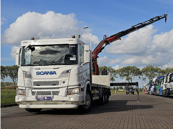 משאית צד נופל/ שטוחה SCANIA P 450