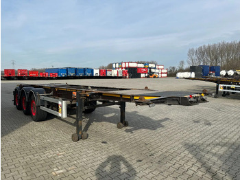 סמיטריילר מוביל מכולות/ החלפת גוף Burg 20FT ADR (EX/II, EX/III, FL, AT), Leergewicht : 3.690kg, SAF INTRADISC, 2x Liftachse, NL-Chassis, 75% Reifen, APK/ADR: 07-2025: תמונה 5