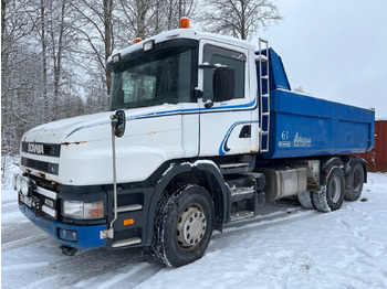 משאית צד נופל/ שטוחה SCANIA 114