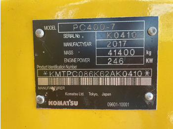 מחפר סורק KOMATSU PC400-7: תמונה 4