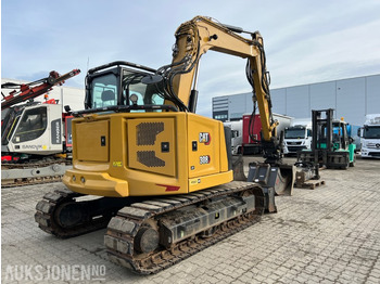 מחפר 2022 Cat 308 07A CR,TRS8 tilt, 3 skuffer, klype, hammer, dieselvarmer ++: תמונה 5