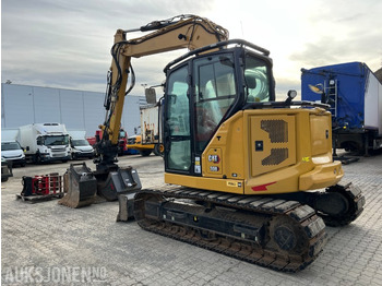 מחפר 2022 Cat 308 07A CR,TRS8 tilt, 3 skuffer, klype, hammer, dieselvarmer ++: תמונה 3