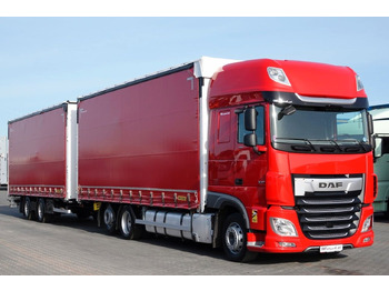 משאית וילונות צד DAF XF 480