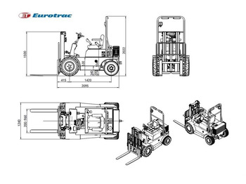 מלגזת סולר - - - eurotrac Agri 10: תמונה 4