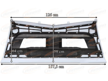 חָדָשׁ פגוש עבור משאית MERC ACTROS MP4 CENTER BUMPER MERCEDES ACTROS MP4 MP5 CENTER BUMPER: תמונה 2