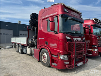 משאית צד נופל/ שטוחה SCANIA R 500