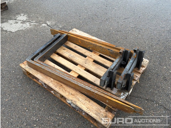 ציוד בנייה Pallet Forks 1200mm (4 of): תמונה 4