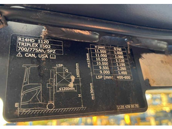 משאית הגעה LINDE R14