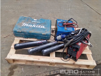 ציוד בנייה Sealey 230Volt Welder, Draper 230Volt Battery Charger/Starter, Makita TW1000 110Volt Impact Wrench, Sealey Micrometer Torqe Wrench (3 of): תמונה 4