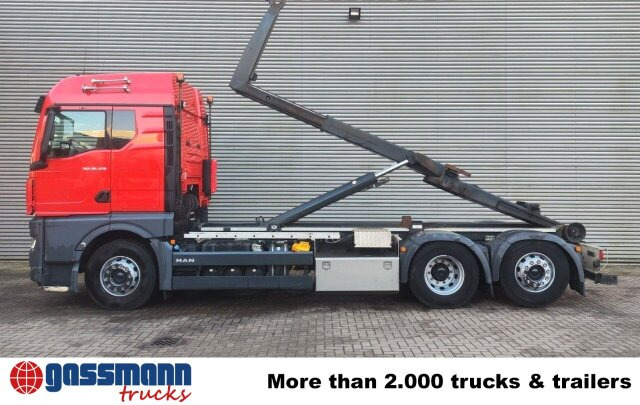 משאית הרמת וו MAN TGX 26.470 6X2-4 BL, VDL 21-S 6200 Abrollkipper: תמונה 8