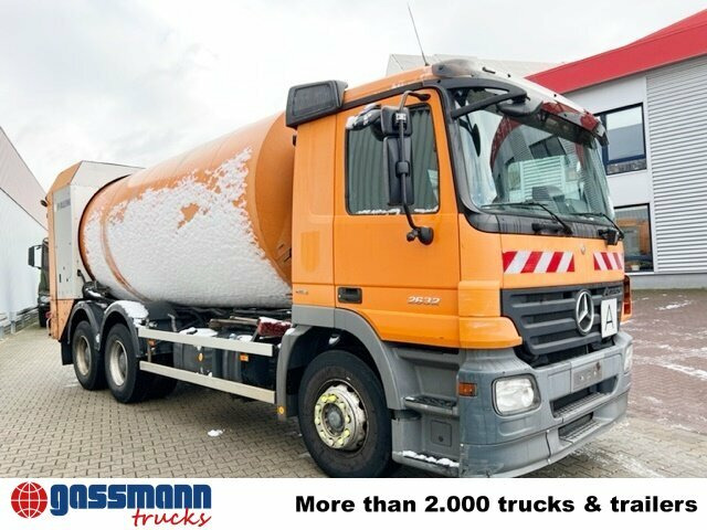 משאית אשפה עבור הובלה של אשפה Mercedes-Benz Actros 2632/41 6x4, FAUN Rotopress 520,: תמונה 9