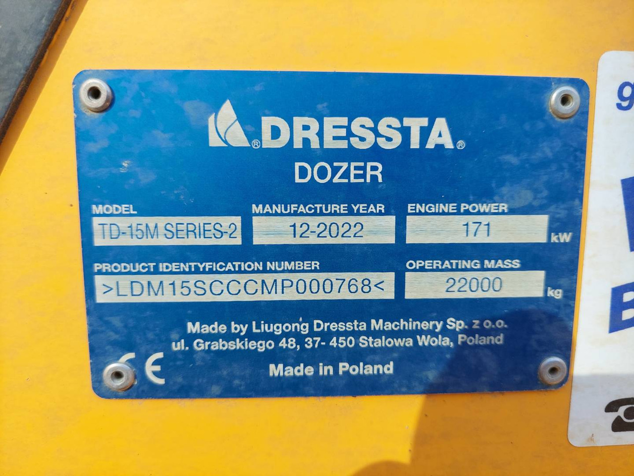 דחפור DRESSTA NORTH AMERICA TD-15M: תמונה 6