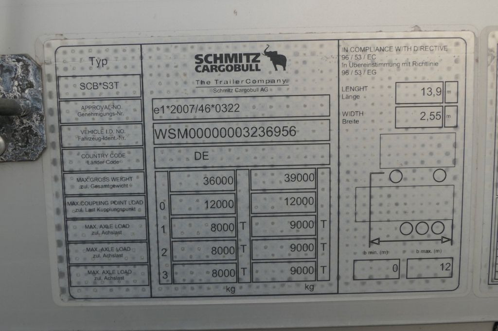 הַחכָּרָה Schmitz Cargobull FIRANKA VARIOS / PODNOSZONY DACH / STANDARD  Schmitz Cargobull FIRANKA VARIOS / PODNOSZONY DACH / STANDARD: תמונה 20