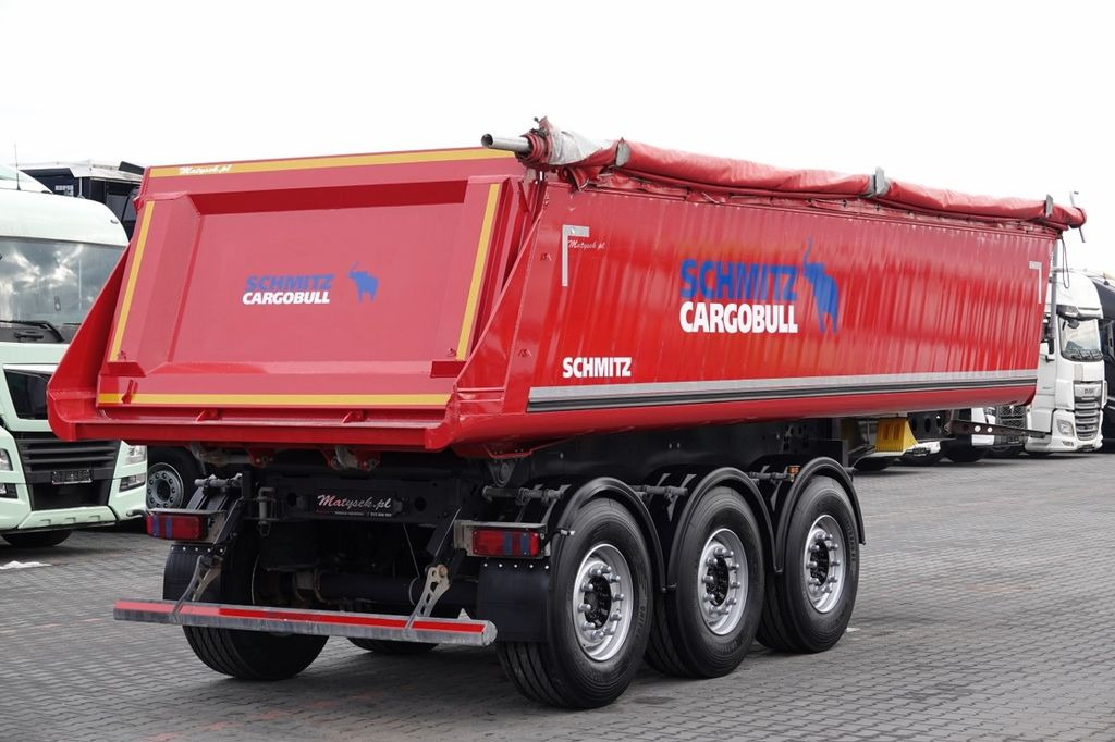 סמיטריילר עם וילונות צד Schmitz Cargobull WYWROTKA / 25 m3 / 2021 ROK / OPONY 100% / WAGA:: תמונה 7