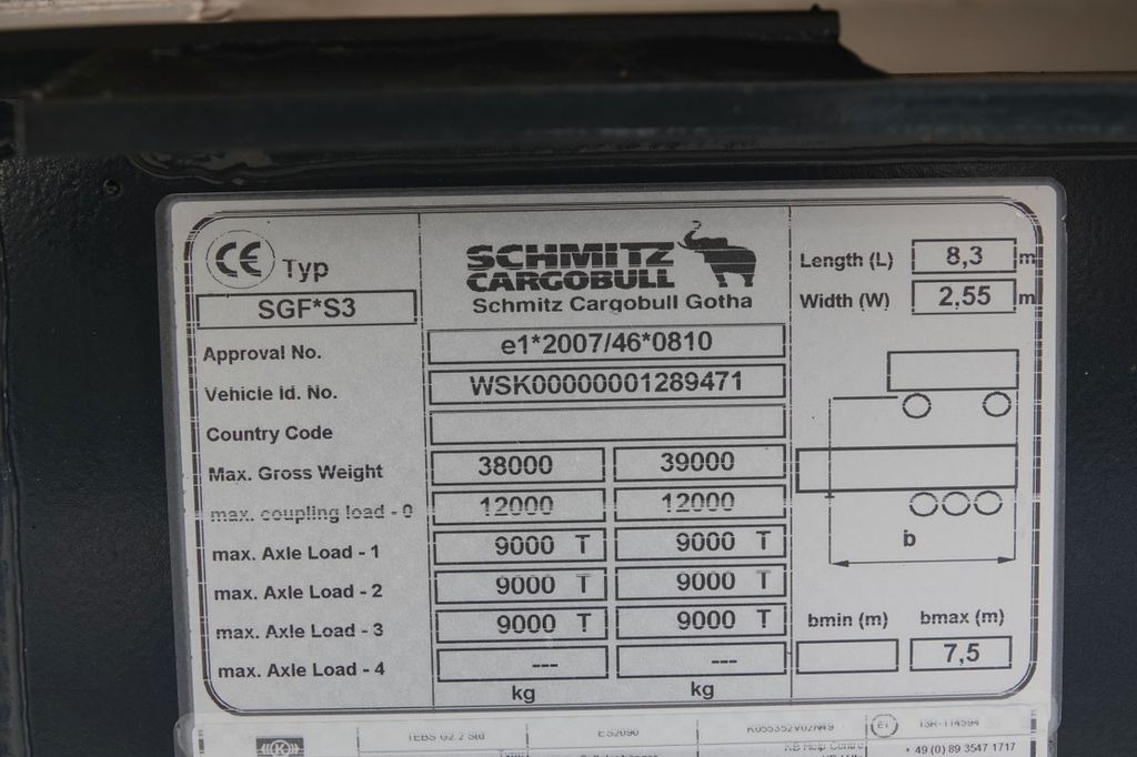 הַחכָּרָה Schmitz Cargobull WYWROTKA 25 m3 / STALOWA / RYNNA WANNA HP / OŚ P  Schmitz Cargobull WYWROTKA 25 m3 / STALOWA / RYNNA WANNA HP / OŚ P: תמונה 19