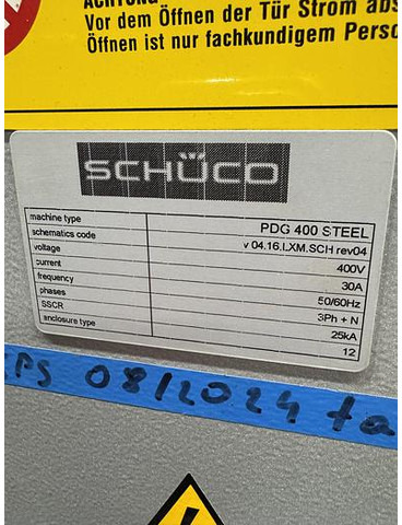 מכונת בנייה Schuco PDG 400: תמונה 6