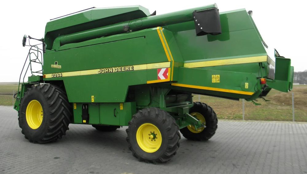 מקצרת קומבינה John Deere 2264 HM 2000 Rok, heder 6,1 m, Stol do rzepaku, Nowsza Wersja, Nie Malowany, Stan Idealny: תמונה 10