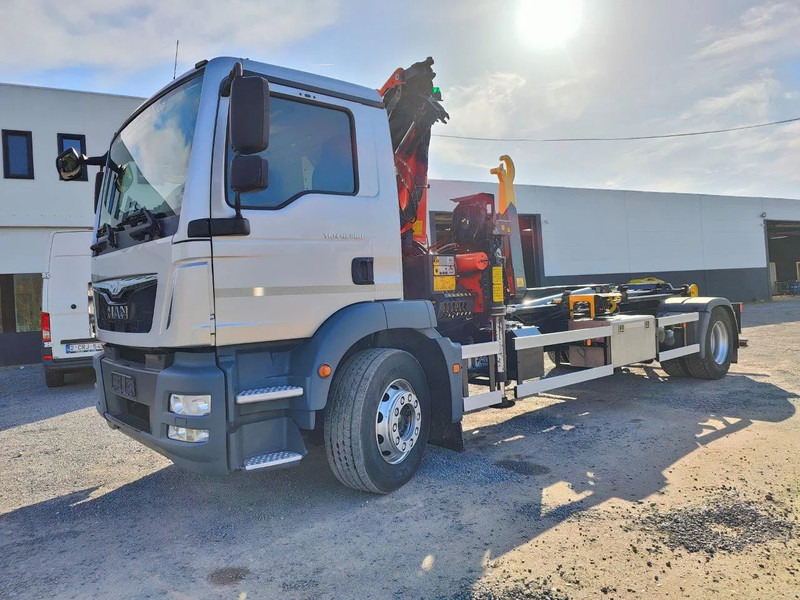 משאית הרמת וו, משאית מנוף MAN TGM 18.290 Container + Palfinger PK13001: תמונה 6