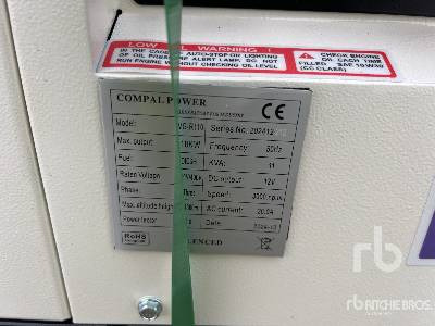 חָדָשׁ ערכת גנרטורים COMPAL VG-R110 10 kW / 11 KVA (Unused): תמונה 10