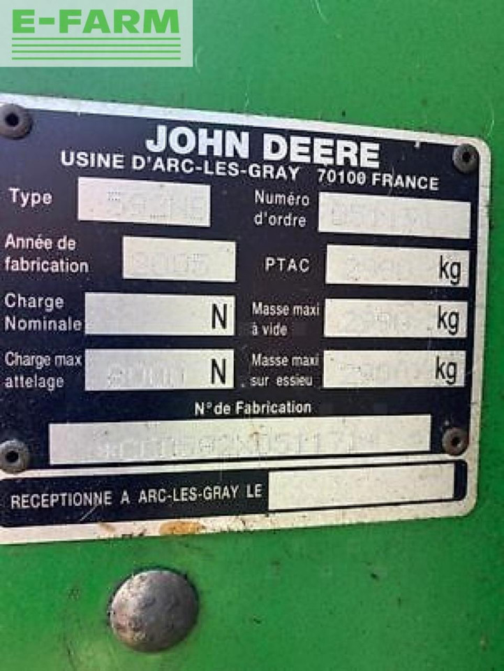 מכונת צרור מרובעת John Deere 592 maxicut: תמונה 9