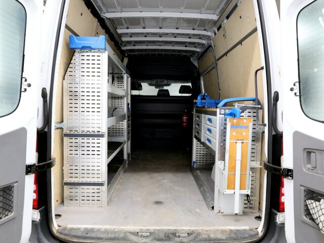 כלי רכב מסחרי עם לוח MERCEDES-BENZ Sprinter 314 CDI Kasten,Standhzg,AHK,Sortimo: תמונה 12