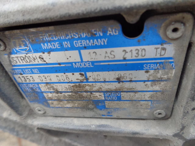 תיבת הילוכים עבור משאית ZF complete gearbox 12AS2130TD: תמונה 6