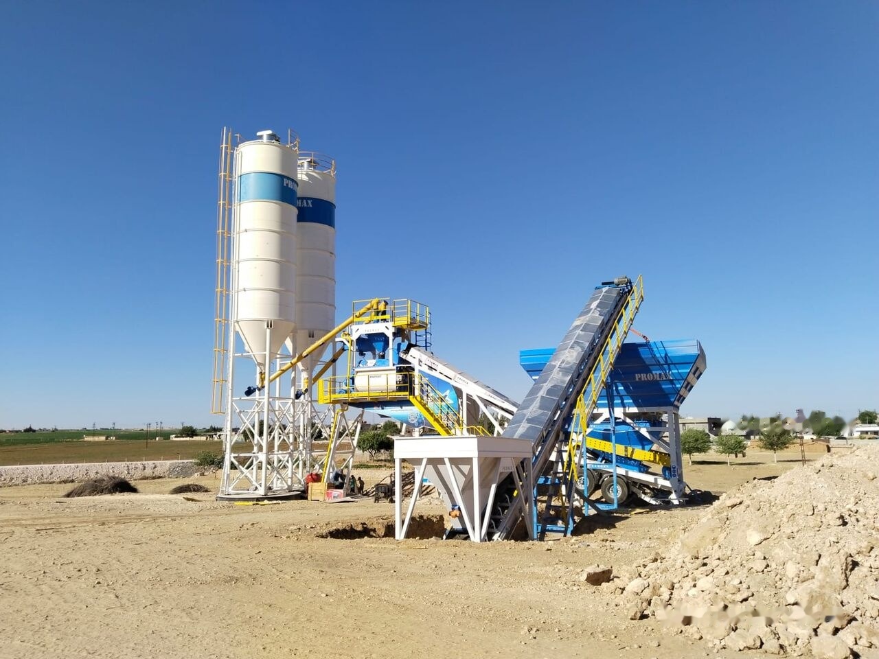 חָדָשׁ מנחית בטון Promax Mobile Concrete Batching Plant M120-TWN (120m3/h): תמונה 12