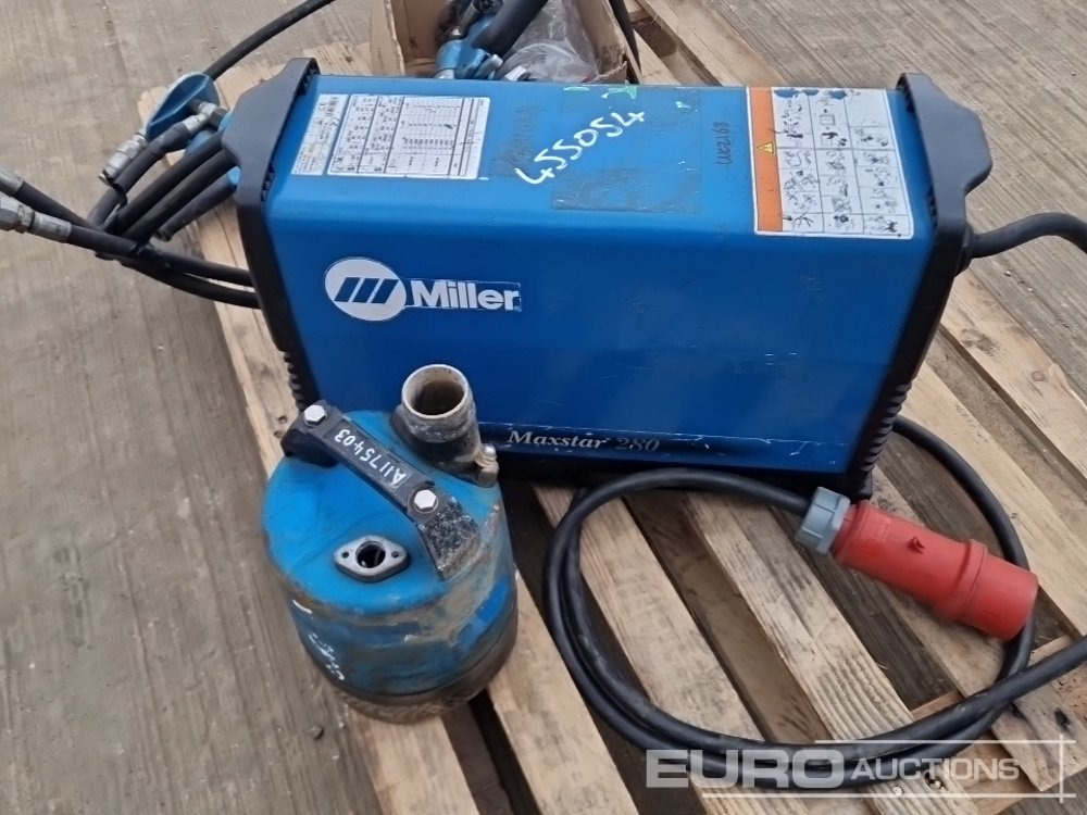 ציוד בנייה Hydraulic Impact Wrench (2 of), Miller 415Volt Welder, Submersible Pump: תמונה 13