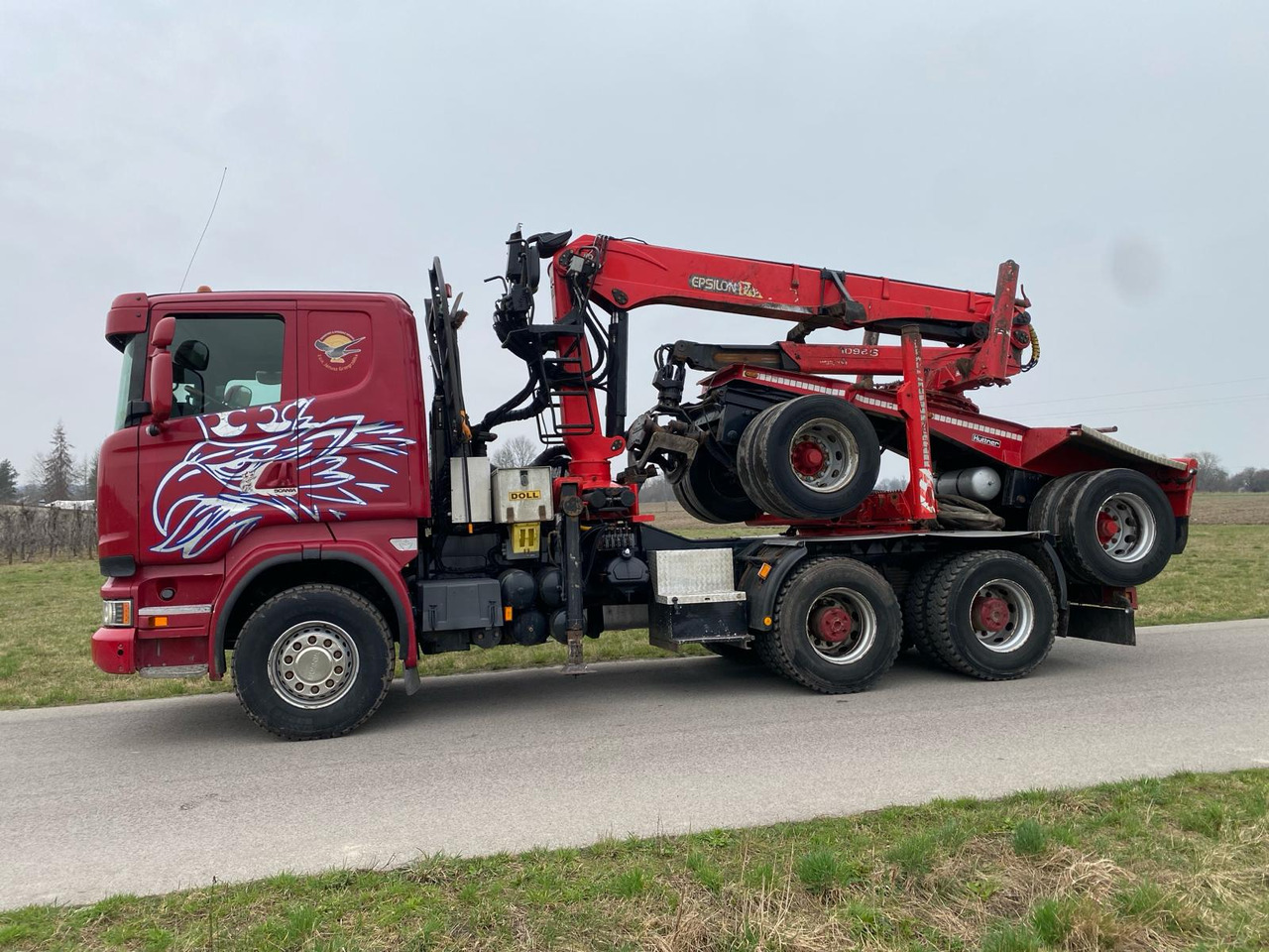 משאית עץ SCANIA R620: תמונה 8